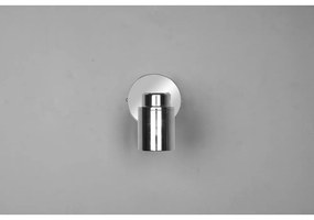 Faretto in metallo in argento lucido 10x9 cm Angelo - Trio