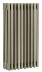 Radiatore acqua calda Comby in acciaio 4 colonne, 10 elementi, interasse 623 mm, fango