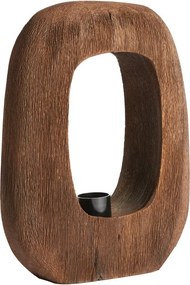 Lampada da tavolo marrone (altezza 30 cm) Kelafo - Light &amp; Living