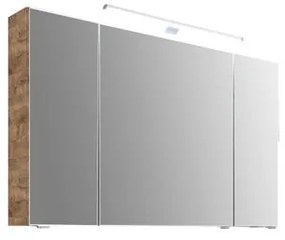 Pensile con luce PELIPAL marrone L 110 x H 70.3 x P 17 cm