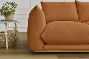 Divano arancione 193 cm Ernest – Bobochic Paris