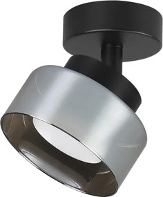 Brilagi - LED Faretto AURA LUX 1xGX53/30W/230V Ø 13 cm nero/fumé