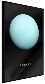 Poster  The Solar System: Uranus  Cornice Quadri Cornice nera, Larghezza x Altezza Home decor 20x30