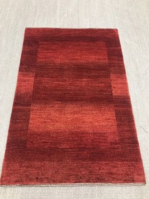 Loribaft Tappeto 80 x 120 Rosso (Iran) Annodato A Mano