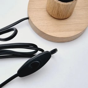 Brilagi - Lampada da tavolo WOODY BASKET 1xE27/60W/230V quercia