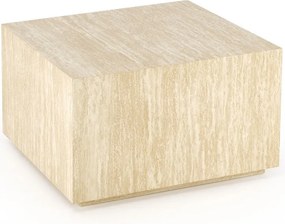 Tavolino da caffè quadrato Travertino - L60cm