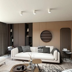 Lampada da Soffitto in Acciaio AR111 NANO 1 Bianco Colore del corpo Bianco