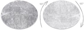 Tappeto MEFE moderno  Cerchio 2783 Marmo - Structural due livelli di pile grigio
