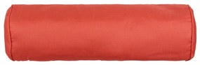 Cuscino poggiatesta a rullo corallo 18x50 cm idrorepellente