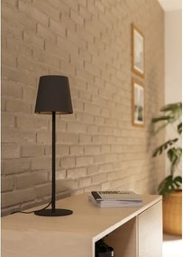 Eglo 901129 - Lampada da tavolo FIORANA 1xE14/40W/230V nera/marrone