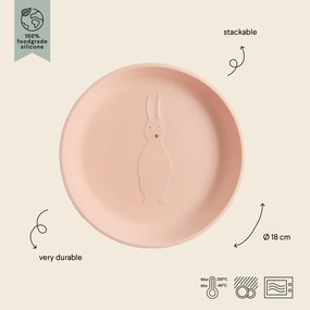 Piatto in silicone Mrs. Rabbit