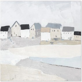 Quadro su tela dipinto a mano Ocean Town