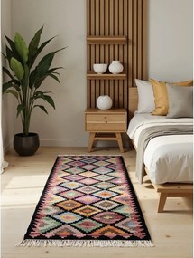 Passatoia in lana reversibile/tessuta a mano 60x190 cm Kamal Zara – Nouristan