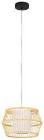 Eglo 390233 - Lampadario a sospensione con filo MONTERROSO 1xE27/40W/230V bambù