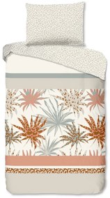 Biancheria da letto in cotone bianco e grigio chiaro per letto singolo 140x200 cm - Good Morning