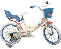 Bicicletta per Bambina 14 2 Freni Stitch Bianca