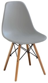 JULIETTE - sedia stile nordico con gambe in legno
