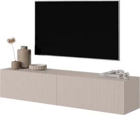 Mobile TV Sospeso 140 Cm Cannettato 2 Ante Tortora Bali