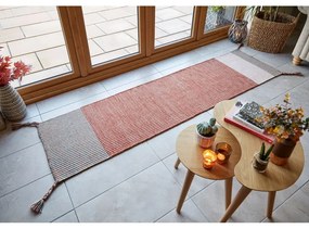 Tappeto in lana arancione 60x200 cm Anu - Flair Rugs