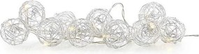 Markslöjd 705442 - Catena decorativa a LED ZOO 10xLED/2xAA 1,6m bianco caldo