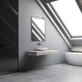 Applique da bagno LED SHINE/11W/230V 45 cm IP44 cromo lucido