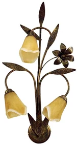 Applique rustico Alga bronzo 1X E14