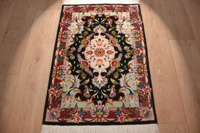 Tabriz Tappeto persiano 90x60 (Iran) Annodato A Mano