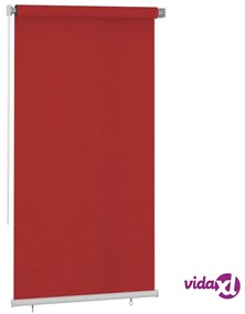 vidaXL Tenda a Rullo per Esterni 120x230 cm Rossa HDPE