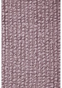 Tappeto da bagno in cotone rosa Luca, 60 x 60 cm - Tiseco Home Studio