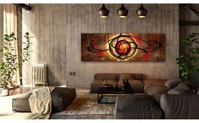 Quadro Devil's Eye  Colore Beige, Dimensioni e Misure 120x40