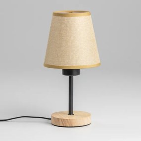 Brilagi - Lampada da tavolo NUBILA WOOD 1xE27/25W/230V quercia/marrone chiaro