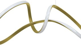 Lampadario LED su corda TESORO LED/48W/230V dorato