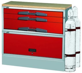 Armadietto da officina STANLEY 5006 A4  3 cassetti, L 99 x H 95.4 cm