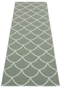 Passatoia da interno/esterno verde 70x225 cm Kotte Army Sage – Pappelina