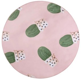Tappeto per bambini rosa ⌀ 120 cm ELDIVAN Beliani