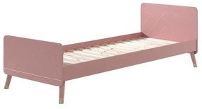 Letto per bambini in legno di pino rosa , 90 x 200 cm Billy - Vipack