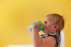 Tazza di apprendimento 360° anti-goccia 250 ml - blu/verde