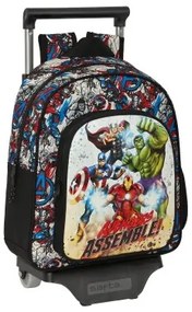 Trolley per la Scuola The Avengers Forever Multicolore 27 x 33 x 10 cm