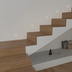 Brilagi - Lampada da incasso a LED per esterni STAIRDOT LED/2W/230V bianca IP65 rotonda