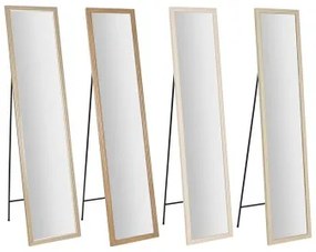 Specchio spogliatoio Home ESPRIT Bianco Marrone Beige Grigio 35,5 x 40 x 155 cm (4 Unità)