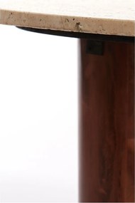 Tavolino marrone 72x90 cm Mahelona - Light &amp; Living