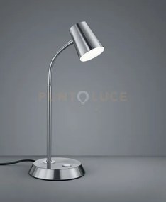 Narcos lampada tavolo led 6,9w · 1x 660lm, 3000k acciaio con diffus...