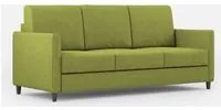 Divano 3 Posti 198x85x85 cm Karay in Tessuto Verde