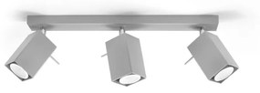 Faretto grigio 6x45 cm Toscana - Nice Lamps