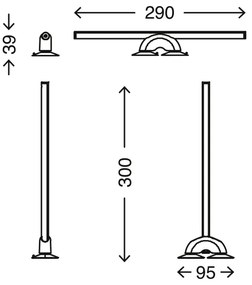 Briloner 2007-019 - Illuminazione dello specchio a LED dimmerabile LED/7W/230V 2700-6500K