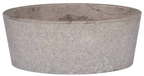 Lavandino Grigio Ø40x15 Cm İn Marmo /