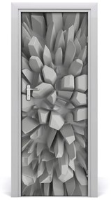 Sticker porta Astrazione 3D 85x205 cm
