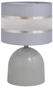 Lampada da tavolo HELEN 1xE27/15W/230V grigio/argento