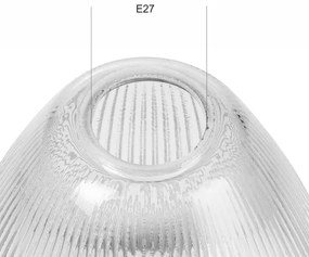 Vetro di ricambio NOEL E27 diametro 17,5 cm