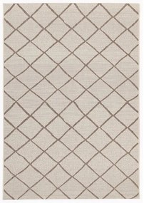 Tappeto Veranda B geometrico beige, L 190 x L 133 cm